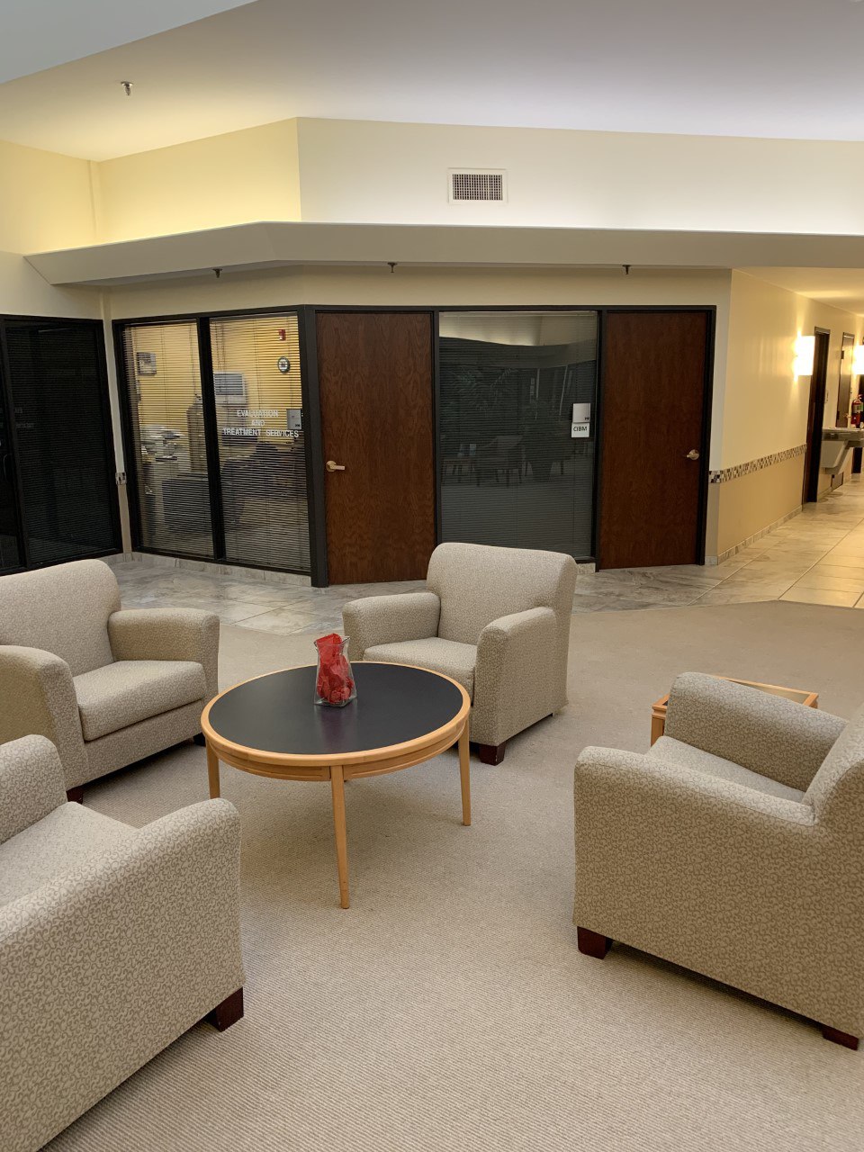 DUI Evaluation and Treatment Services lobby entrance at 1999 Wabash Ave Springfield IL